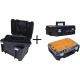 DEWALT TSTAK VI 17 in. Deep Tool Box, TSTAK II Flat Top Tool Case and TSTAK V Stackable 9-Compartment Small Parts Organizer DWTSTAK01