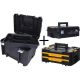 DEWALT TSTAK VI 17 in. Deep Tool Box, TSTAK II Flat Top Tool Case and TSTAK IV 18-Compartment Small Parts Organizer DWTSTAK03