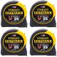 Stanley FATMAX 25 ft. x 1-1/4 in. Magnetic Tape Measure (4-Pack) FMHT33865LCP