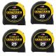 Stanley FATMAX 25 ft. x 1-1/4 in. Tape Measure (4 Pack) 33-725CP