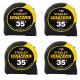 Stanley FATMAX 35 ft. x 1-1/4 in. Tape Measure (4 Pack) 33-735CP