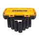 DEWALT 1/2 in. Drive Metric Impact Socket Set (7-Piece) DWMT74737