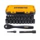 DEWALT 1/2 in. Drive SAE and Metric Socket Set with Ratchet (23-Piece) DWMT74739