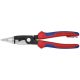 KNIPEX 8 in. 6-in-1 Electrical Installation Pliers with Dual-Component Comfort Grips and Tether Attachment 13 82 8 T BKA