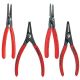 KNIPEX Precision Snap Ring Pliers Set in Tool Roll (4-Piece) 00 19 57