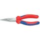 KNIPEX 5-1/2 in. Long Nose Pliers with Cutter and Comfort Grip 25 02 140