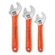 Crescent 6 in., 8 in., and 10 in. Chrome Cushion Grip Adjustable Wrench Set (3-Piece) AC26810CV