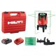 Hilti PM 40-MG 12-Volt 131 ft. Multi-Line Green Rotating Laser Level with Battery, Charger, Target Plate and Case 3576140