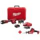 Milwaukee M18 18-Volt Lithium-Ion Cordless Short Throw Press Tool Kit w/ (3) Viega PureFlow Jaws & M18 Fuel Hackzall 2674-22P-2719-20
