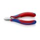 KNIPEX 4-1/2 in. Electronics Diagonal Cutters with Comfort Grip 77 22 115