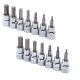 Husky 3/8 in. Drive Hex Bit SAE/MM Socket Set (14-Piece) H3D14PCHBSSR