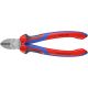 KNIPEX 7-1/4 in. Diagonal Cutters with Comfort Grip Handles 70 02 180