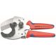 KNIPEX 8-1/4 in. PVC Pipe Cutter with Comfort Grip Handles 90 25 40