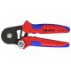 KNIPEX 7-1/4 in. Self-Adjusting Crimping Pliers for End Sleeves 97 53 14
