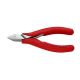 KNIPEX 4-1/2 in. Electronics Diagonal Cutters with Pointed Head and Flush Cut 77 41 115