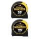 Stanley FATMAX 25 ft. x 1-1/4 in. Tape Measure (2 Pack) 33-725Y2PK