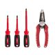 Milwaukee Electrician's 4-Piece Insulated Hand Tool Set with Screwdrivers and Wire Strippers 48-22-2202-48-22-3079