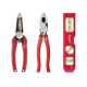 Milwaukee Lineman's Pliers, Torpedo Level and Wire Strippers Hand Tool Set (3-Piece) 48-22-6100-48-22-3079-48-22-5107