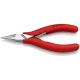 KNIPEX 4-1/2 in. Electronics Gripping Pliers with Half Round Tips 35 21 115