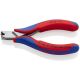 KNIPEX 4-1/2 in. Electronics End Cutters with Comfort Grip Handles 64 02 115