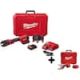 Milwaukee M18 18- volt Lithium-Ion Cordless Short Throw Press Tool Kit with 3 PEX Crimp Jaws with M12 PVC Shear Kit 2674-22C-2470-21