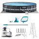 Intex Ultra XTR 18 ft. x 18 ft. Round 52 in. Deep Above Ground Pool with Pump, Vacuum & Maintenance Kit 26329EH + 28002E