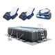 Intex 18 ft. Rectangular Pool Set with Inflatable Loungers and Cooler (2-Pack) 26355EH + 2 x 58868EP + 58821EP