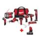 Milwaukee M12 12V Lithium-Ion Cordless Combo Tool Kit (8-Tool) with 6.0 Ah Battery 2495-28-48-11-2460