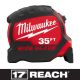 Milwaukee 35 ft. x 1-5/16 in. Wide Blade Tape Measure with 17 ft. Reach 48-22-0235