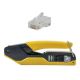 Klein Tools Compact Pass-Thru Modular Crimper with CAT5E Data Plugs (20-Pack) M2O40902KIT