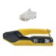 Klein Tools Compact Pass-Thru Modular Crimper with CAT6 Data Plugs (20-Pack) M2O40903KIT