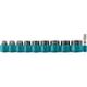 Makita IMPACT XPS Socket Set SAE with Standard SA (10-Piece) E-01672