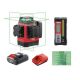 Hilti PM 30-MG 12-Volt 328 ft. Multi-Green Rotating Line Laser with Receiver, Target Plate Battery, Charger and Case 3622327