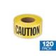 Empire 3 in. x 1000 ft. Caution/Cuidado Standard Barricade Tape (120-Pack) 77-1002120X