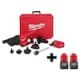 Milwaukee M12 12V Lithium-Ion Cordless Drain Cleaning Air Snake Air Gun Kit with (2) M12 1.5Ah Batteries 2572B-21-48-11-2411