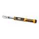 GEARWRENCH 3/8 in. Drive 10-100 ft./lbs. Flex-Head Electronic Torque Wrench with Angle 85078