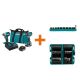 Makita 18V LXT Brushless 2 Pc. Combo Kit with ImpactXPS 10 Pc. Impact Socket Set and ImpactXPS 45 Pc. Impact Bit Set XT281SE165E1672