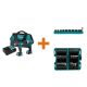 Makita 12V max CXT 2 Pc. Combo Kit with ImpactXPS 10 Pc. Impact Socket Set and ImpactXPS 45 Pc. Impact Bit Set CT232E1650E1672
