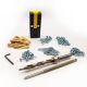 General Tools Pocket Hole Jig Kit with Screws and Dowels (89-Piece) with Carry Case 852