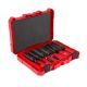 Milwaukee SHOCKWAVE Impact Duty Lineman's 1/2 in. Drive 2-in-1 12-Point Socket Set (10-Piece) 49-66-5125