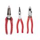 Milwaukee 7.75 in. Combination 6-in-1 Wire Strippers Pliers with Lineman's Pliers with Crimper and Long Nose Pliers Set (3-Piece) 48-22-3079-48-22-6100-48-22-6101