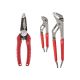 Milwaukee 7.75 in. Combination Electricians 6-in-1 Wire Strippers Pliers and 6 in. and 10 in. Straight-Jaw Pliers Set (3-Piece) 48-22-3079-48-22-6330