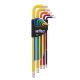 Wiha Color-Coded Ball End Hex L Key Set Inch (13-Pieces) 66981