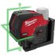 Milwaukee M12 12-Volt Lithium-Ion Cordless Green 125 ft. Cross Line and Plumb Points Laser Level (Tool-Only) 3622-20