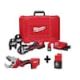 Milwaukee M12 12-Volt Lithium-Ion Force Logic Cordless Press Tool Kit (3 Jaws Included) with M12 PVC Pipe Shear and Extra Battery 2473-22-2470-20-48-11-2420