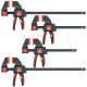 BESSEY Trigger Clamp Set Containing 2 Each of EHKM06 and EHKM12 (4-Piece) RES4PK