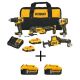 DEWALT ATOMIC 20-Volt MAX Cordless Brushless Combo Kit (4-Tool) & (2) 5.0Ah Batteries DCK489D2W205205