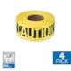 Empire 3 in. x 500 ft. Reinforced Caution Tape (4-Pack) 76-0600-4X