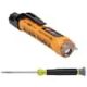 Klein Tools Dual Range Non-Contact Voltage Tester w/ Flashlight, 12 - 1000V AC and 4-in-1 Precision Electronics Screwdriver Tool Set M2O41408KIT
