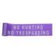 C.H. Hanson 6 in. x 100 ft. No Hunting No Trespassing Purple Barricade Tape (12-pack) 15155